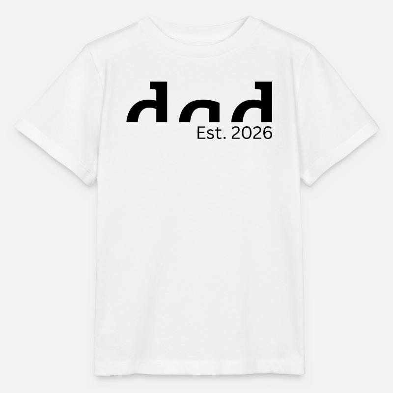 Dad Est. 2026 - Geschenk für werdende Väter - Stanley/Stella Kinder T-Shirt MINI CREATOR  - Weiß