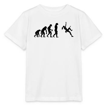 Geschenkidee für die Bouldererin mit Sportklettern - Stanley/Stella Kinder T-Shirt MINI CREATOR  - Weiß - Vorne - Maike (125cm)