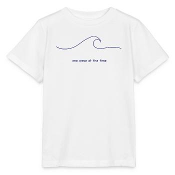 One wave at the time - Stanley/Stella MINI CREATOR Kids’ T-Shirt - white - Front - Maike (125cm)