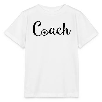 Football Coach - Stanley/Stella MINI CREATOR Kids’ T-Shirt - white - Front - Maike (125cm)