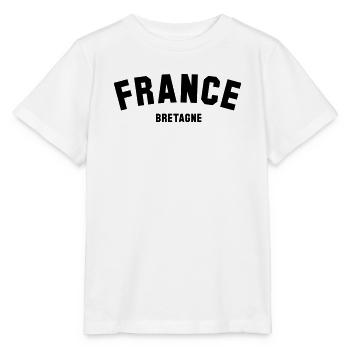 BRETAGNE France Frankreich - Stanley/Stella Kinder T-Shirt MINI CREATOR  - Weiß - Vorne - Maike (125cm)