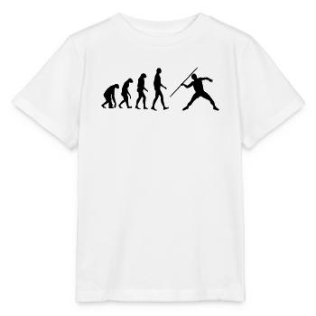 Lancer de Disque / Poids / Javelot / Marteau - T-shirt bio MINI CREATOR Stanley/Stella Enfant - blanc - Devant - Maike (125cm)