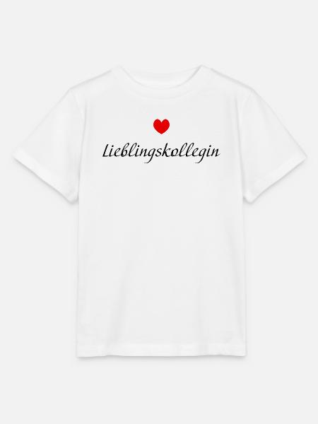 Lieblingskollegin kleines Herz - Stanley/Stella Kinder T-Shirt MINI CREATOR - Weiß