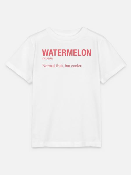 WATERMELON Wassermelone - Stanley/Stella Kinder T-Shirt MINI CREATOR - Weiß