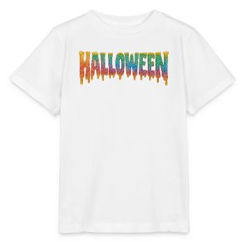 Glaçage Lettrage d’Halloween - T-shirt bio MINI CREATOR Stanley/Stella Enfant - blanc - Devant - Maike (125cm)