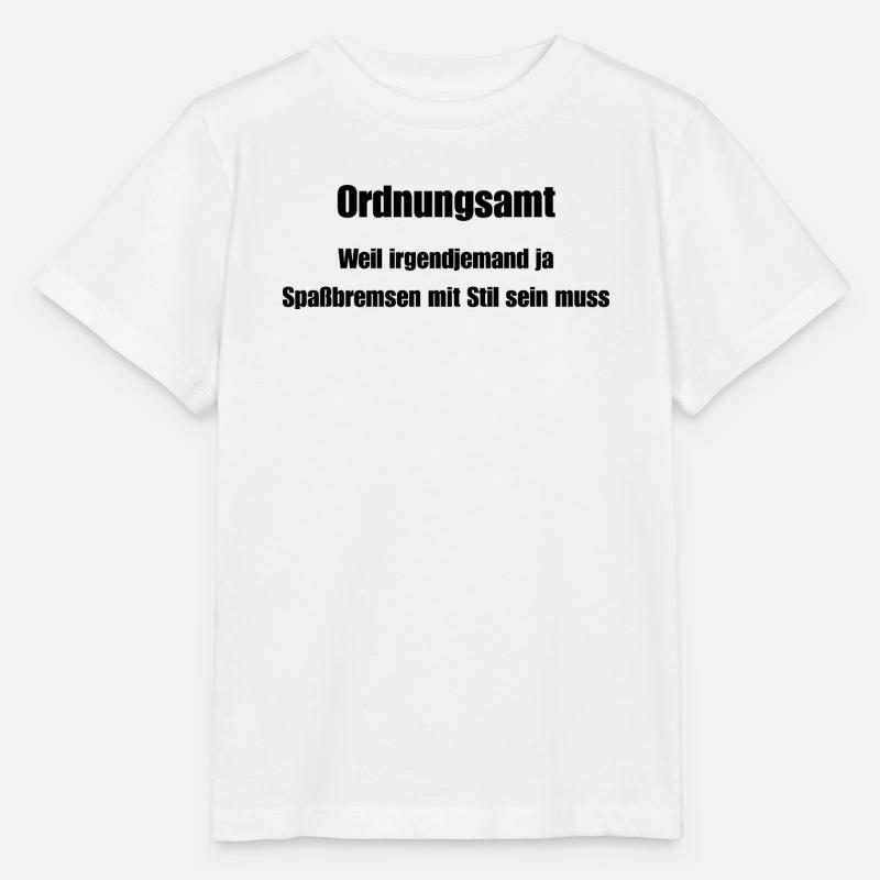Ordnungsamt Spaßbremse mit Stil - Stanley/Stella Kinder T-Shirt MINI CREATOR - Weiß