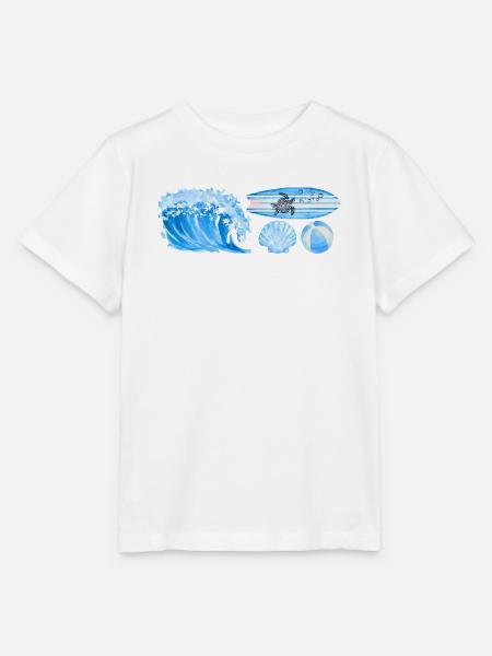 ocean vibe - Stanley/Stella Kinder T-Shirt MINI CREATOR - Weiß