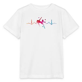 Boulderer Herzschlag Boulder Bouldern - Stanley/Stella Kinder T-Shirt MINI CREATOR  - Weiß - Vorne - Maike (125cm)
