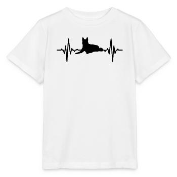 Hunde Herzlinie - Stanley/Stella Kinder T-Shirt MINI CREATOR  - Weiß - Vorne - Maike (125cm)