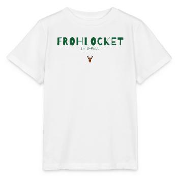 Frohlocket in D-Moll – Musikalisches Weihnachten - Stanley/Stella Kinder T-Shirt MINI CREATOR  - Weiß - Vorne - Maike (125cm)
