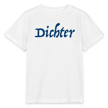 Dichter Gedicht Schriftsteller - Stanley/Stella Kinder T-Shirt MINI CREATOR  - Weiß - Vorne - Maike (125cm)