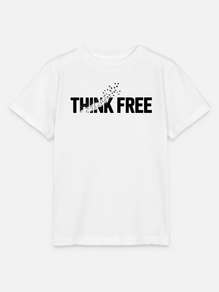 Think Free - Stanley/Stella Kinder T-Shirt MINI CREATOR  - Weiß
