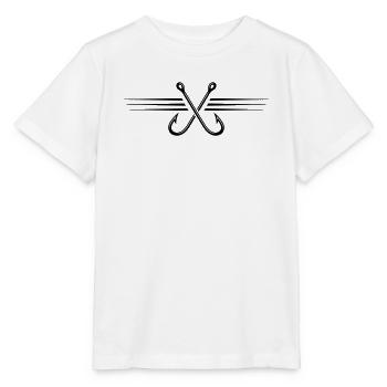 Angelhaken Symbol - Stanley/Stella Kinder T-Shirt MINI CREATOR  - Weiß - Vorne - Maike (125cm)