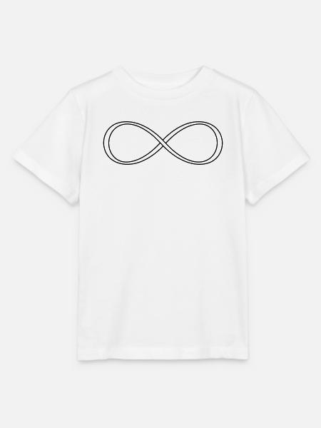 Unendlichkeitszeichen – Zeitloses Symbol Design - Stanley/Stella Kinder T-Shirt MINI CREATOR  - Weiß
