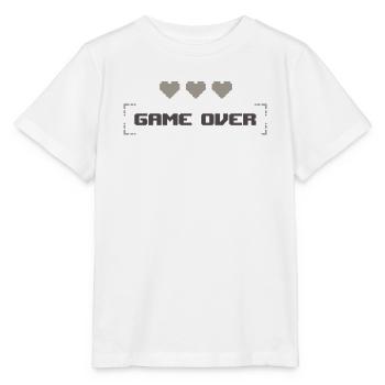 Game Over - Spiel vorbei - Stanley/Stella Kinder T-Shirt MINI CREATOR  - Weiß - Vorne - Maike (125cm)