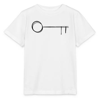 Schlüssel handgezeichnet - Stanley/Stella Kinder T-Shirt MINI CREATOR  - Weiß - Vorne - Maike (125cm)