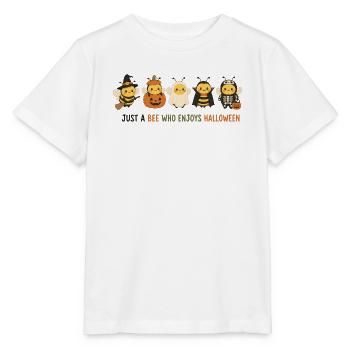 Bienen-Halloween-Parade - Stanley/Stella Kinder T-Shirt MINI CREATOR  - Weiß - Vorne - Maike (125cm)