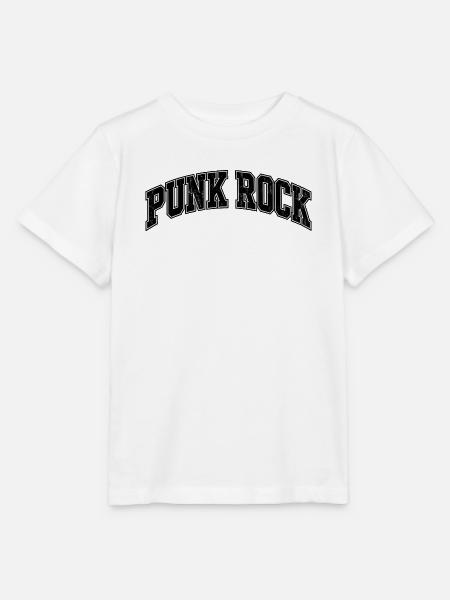 Punk Rock Schriftzug - Stanley/Stella Kinder T-Shirt MINI CREATOR  - Weiß