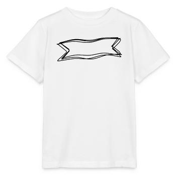 Schriftband handgezeichnet - Stanley/Stella Kinder T-Shirt MINI CREATOR  - Weiß - Vorne - Maike (125cm)