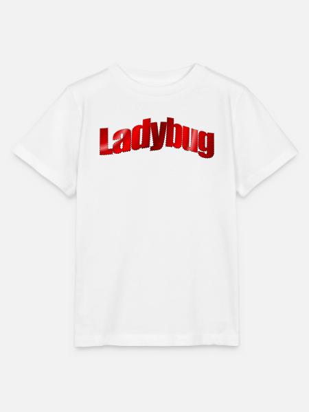 Dezentes Logo Ladybug - Stanley/Stella Kinder T-Shirt MINI CREATOR - Weiß