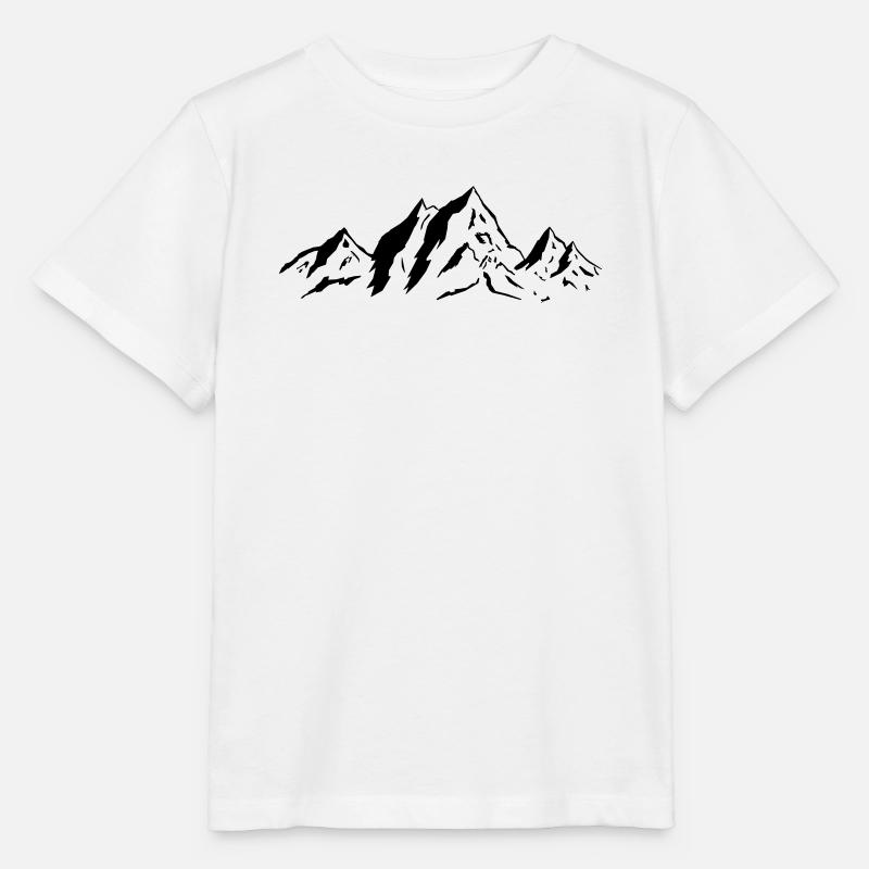 montagnes - T-shirt bio MINI CREATOR Stanley/Stella Enfant - blanc