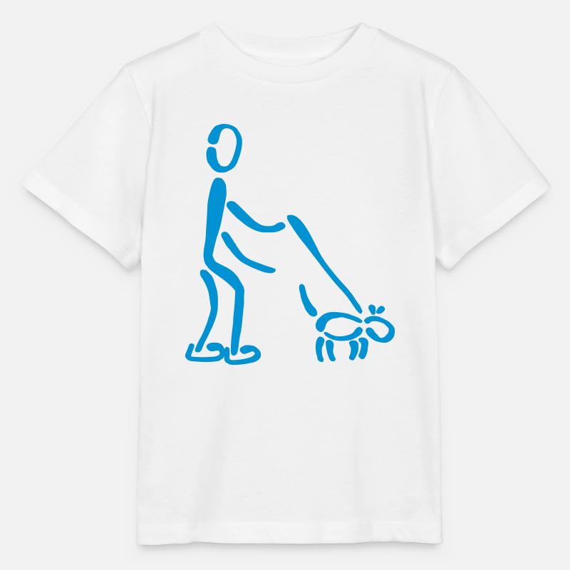 Gassi Hund - Stanley/Stella Kinder T-Shirt MINI CREATOR  - Weiß