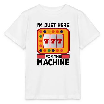 Kasino Glücksspiel Spielautomat Kartenspiel - Stanley/Stella Kinder T-Shirt MINI CREATOR  - Weiß - Vorne - Maike (125cm)
