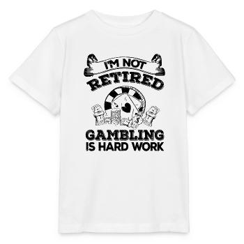 Kasino Glücksspiel Spielautomat Kartenspiel - Stanley/Stella Kinder T-Shirt MINI CREATOR  - Weiß - Vorne - Maike (125cm)