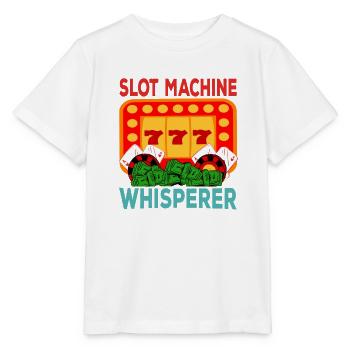 Kasino Glücksspiel Spielautomat Kartenspiel - Stanley/Stella Kinder T-Shirt MINI CREATOR  - Weiß - Vorne - Maike (125cm)