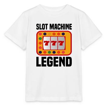 Kasino Glücksspiel Spielautomat Kartenspiel - Stanley/Stella Kinder T-Shirt MINI CREATOR  - Weiß - Vorne - Maike (125cm)