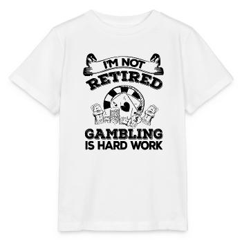 Kasino Glücksspiel Spielautomat Kartenspiel - Stanley/Stella Kinder T-Shirt MINI CREATOR  - Weiß - Vorne - Maike (125cm)