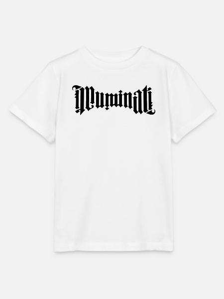 Ambigramm Illuminati - Stanley/Stella Kinder T-Shirt MINI CREATOR  - Weiß
