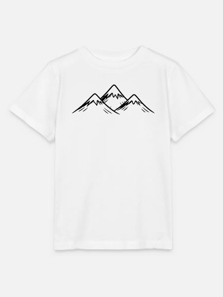 Berge Alpen - Stanley/Stella Kinder T-Shirt MINI CREATOR - Weiß