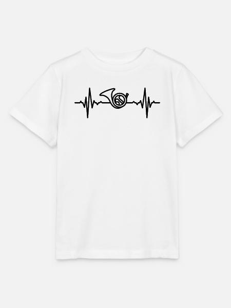 Waldhorn Herzlinie - Stanley/Stella Kinder T-Shirt MINI CREATOR - Weiß