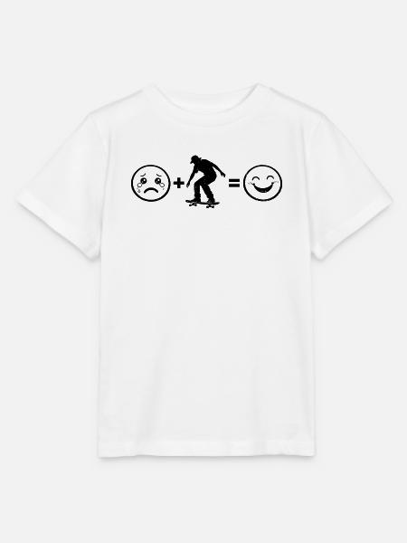 Modernes Skateboarding Artwork - Stanley/Stella Kinder T-Shirt MINI CREATOR  - Weiß