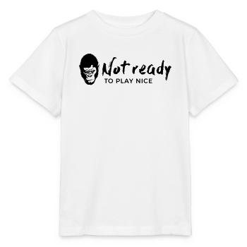 Guerrilla Girl – pas prête à jouer la gentillesse - T-shirt bio MINI CREATOR Stanley/Stella Enfant - blanc - Devant - Maike (125cm)