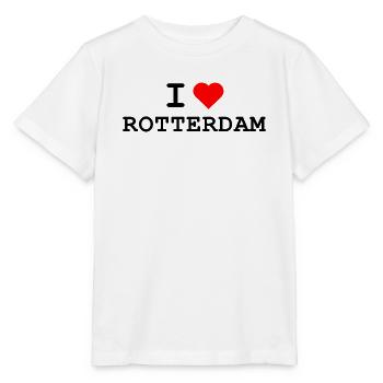 J’aime Rotterdam - Ich liebe Rotterdam - T-shirt bio MINI CREATOR Stanley/Stella Enfant - blanc - Devant - Maike (125cm)