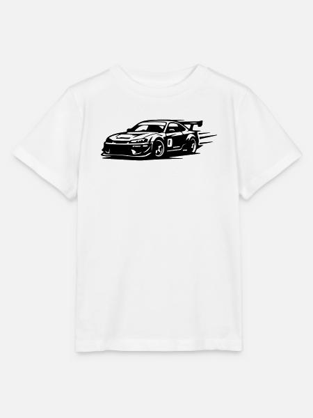 Auto Rennauto - Stanley/Stella Kinder T-Shirt MINI CREATOR - Weiß