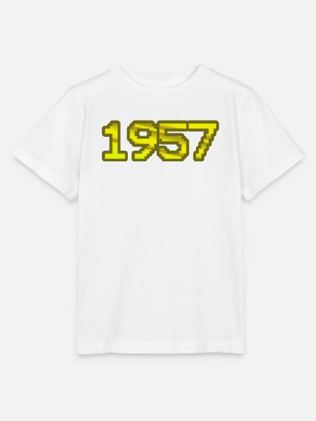 1957 - Stanley/Stella Kinder T-Shirt MINI CREATOR  - Weiß