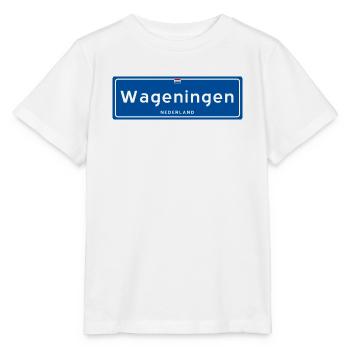Ortsschild von Wageningen - Stanley/Stella Kinder T-Shirt MINI CREATOR  - Weiß - Vorne - Maike (125cm)