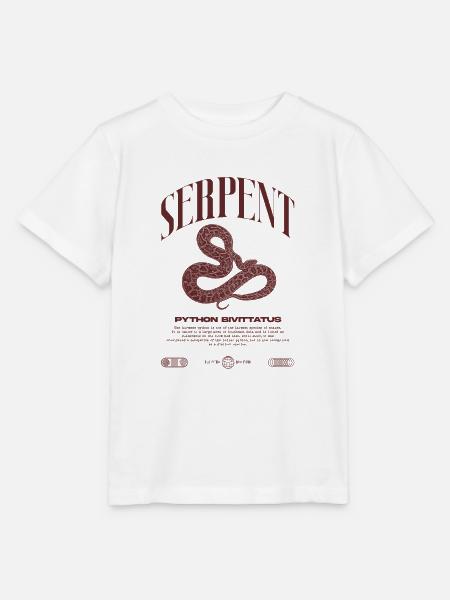 Burmesische Python Moderne Reptilienhalter Streetwear - Stanley/Stella Kinder T-Shirt MINI CREATOR - Weiß
