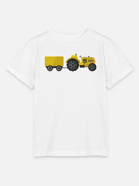 Traktor - Stanley/Stella Kinder T-Shirt MINI CREATOR - Weiß
