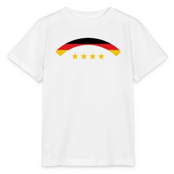 Drapeau Allemand - Allemagne - T-shirt bio MINI CREATOR Stanley/Stella Enfant - blanc - Devant - Maike (125cm)