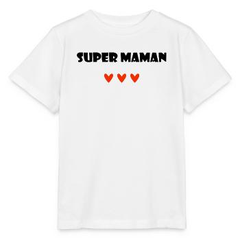 MOM. MOTHER'S DAY. HEART. FEAST. HAPPY BIRTHDAY - Stanley/Stella MINI CREATOR Kids’ T-Shirt - white - Front - Maike (125cm)
