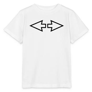 Flèches - T-shirt bio MINI CREATOR Stanley/Stella Enfant - blanc - Devant - Maike (125cm)
