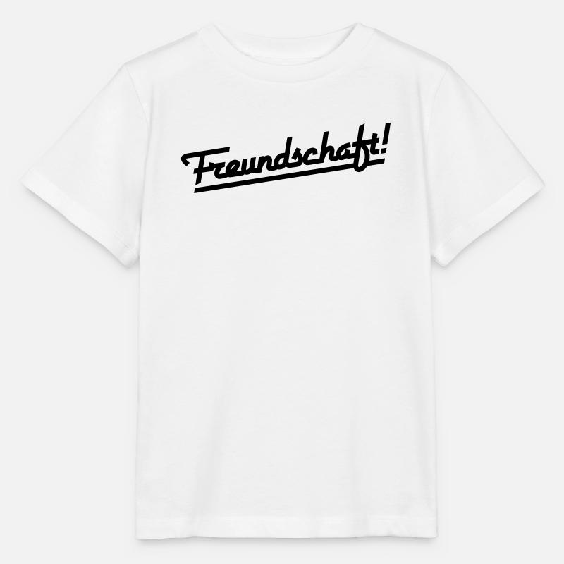 Friendship lettering (color changeable) - Stanley/Stella MINI CREATOR Kids’ T-Shirt - white