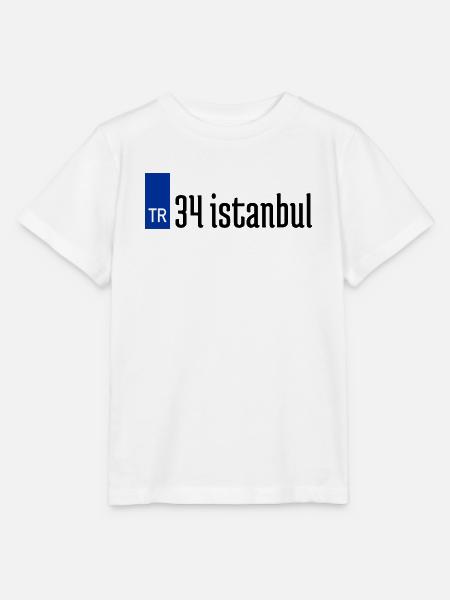34 İstanbul Plaka Streetwear - Stanley/Stella Kinder T-Shirt MINI CREATOR  - Weiß