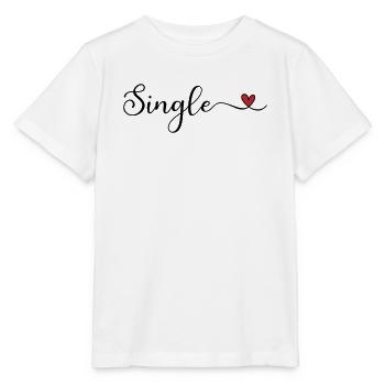 Single handgeschriebener Schriftzug mit Herz - Stanley/Stella Kinder T-Shirt MINI CREATOR  - Weiß - Vorne - Maike (125cm)