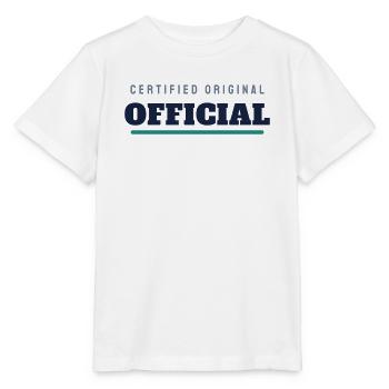 Official College Lettering - Team Official - Stanley/Stella MINI CREATOR Kids’ T-Shirt - white - Front - Maike (125cm)