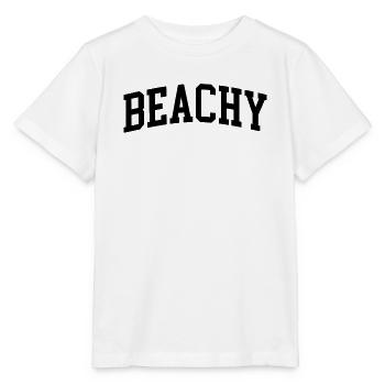 Beachy minimalist summer beach style - Stanley/Stella MINI CREATOR Kids’ T-Shirt - white - Front - Maike (125cm)